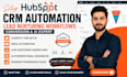 setup hubspot CRM email automation lead nurturing workflows conversion ai expert