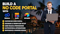 build a no code portal with noloco softr and airtable