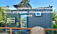 design tiny home, backyard modular house, garden plan, shipping container home