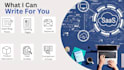 write SEO optimized saas blog posts and content for your software company