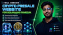 build crypto presale website, pumpfun clone, solana token staking dapp