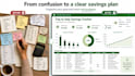 create your excel savings tracker to reach your goal