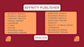 do affinity publisher, affinity book formatting, affinity workbook, amazon kdp