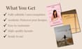 create aesthetic editable canva pinterest templates