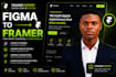 design figma to framer website, framer landing page and convert figma to framer
