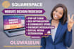 squarespace website redesign squarespace website design square website design