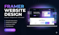 design a high converting framer website for coaches consultants and startups