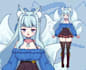draw, rig cute pixel, live2d vtuber avatar, chibi pixel model pixel art pngtuber