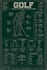 create a custom golf blueprint poster gift