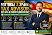 be your portugal and spain tax advisor for nif, niss business consultant