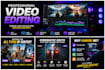 make youtube videos edit within 24 hours and thumbnail also