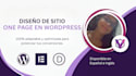 build a one page website with elementor or divi
