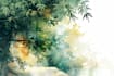 draw watercolor portrait illustration