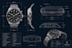 design custom wristwatch cad with technical drawings for manufacturing