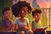create expert children book illustration