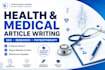 write health and medical articles