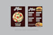 design modern menu restaurant menu digital menu