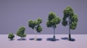 create minecraft rock and tree asset packs