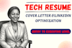 write a professional data science, data analyst, cybersecurity and tech resume