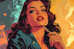 draw comic book illustration with comic book