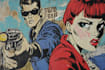 draw a comic book illustration