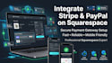 integrate stripe paypal payment gateway on squarespace website