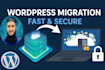 do wordpress site migration, website backup and transfer to a new hosting