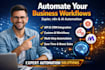build zapier  ai automation workflow n8n make com CRM integration  ai agent