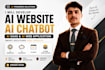 develop ai website, ai chatbot, ai saas, ai web application