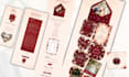 design a luxury wedding invitation website in canva