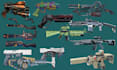 create stylized 3d weapon game asset game props sci fi gun fps weapons for game
