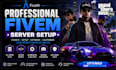 create and setup a professional fivem roleplay server