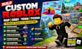 build custom roblox map, obby,town,roblox game lua scripting, roblox tycoon game