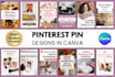 design professional pinterest pins in canva for etsy and businesses