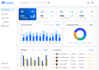 develop a custom analytics dashboard and saas CRM web app