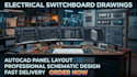 design electrical switchboard drawings autocad panel layout schematic