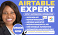setup airtable CRM automation airtable base softr zapier