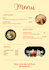 design elegant restaurant, cocktail and cafe menus