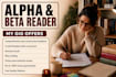 alpha and beta read your erotica manuscript with inline comments