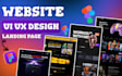 do website ui ux design, dashboard ui, mobile app UI UX design, UI UX design