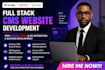 build full stack cms website with strapi, sanity and API backend development