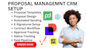 setup proposal management CRM pandadoc docusign ignition honeybook proposify