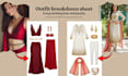 create a detailed outfit breakdown sheet for your character