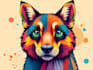 make animal illustration into pop art