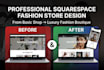 build squarespace website design redesign squarespace website development