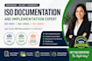 do iso 9001 14001 45001 documents and training