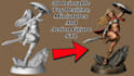 create 3d printable toy designs, miniature, and action figure stl