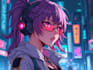 design anime character, a cyberpunk character