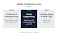 write conversion copy for ads, emails and landing pages