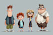 draw a cartoon character